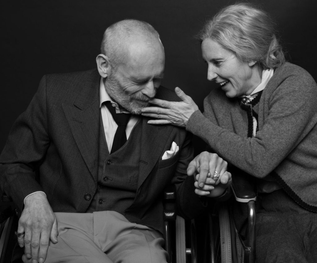 Foto: Moritz Schell Johannes Krisch und Maria Köstlinger bei den Proben zu "Gemeinsam ist Alzheimer schöner".
